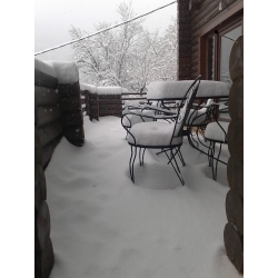 View of a balcony outside a bedroom